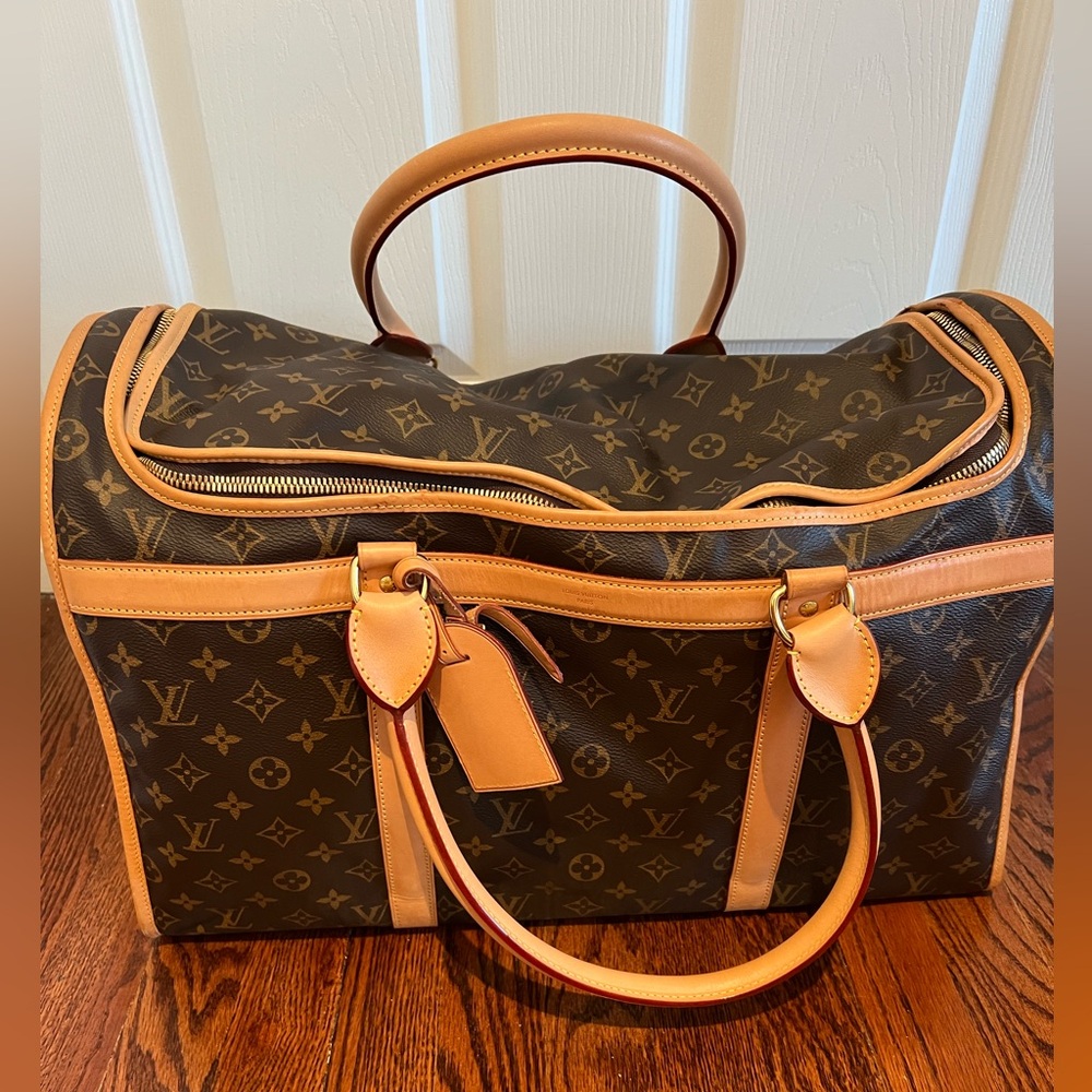 Authentic ** Louis Vuitton Dog Carrier - Sac Chien 50 MNG